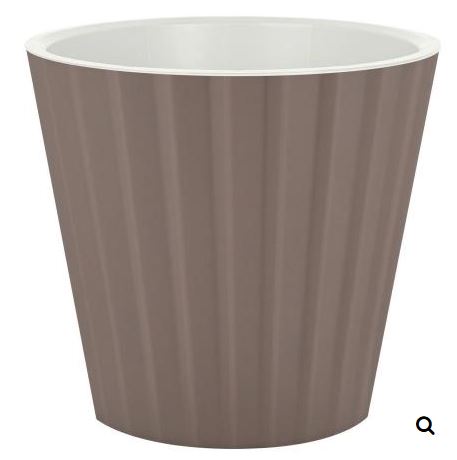 Горшок для цветов InGreen Sand  D280мм, 10,5л c дренажной вставкой Франц,платан